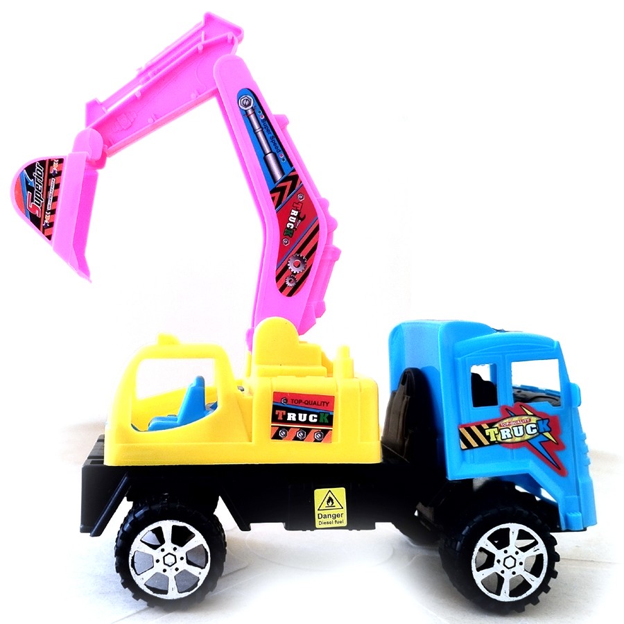 Mini Construction Series | Friction Powered Toy | Construction Vehicles for Kids | Construction Toy | Pull Back | Push & Go Crawling Toys 