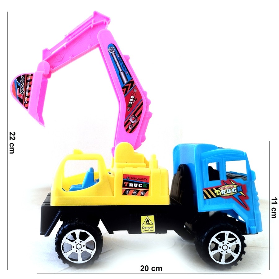 Mini Construction Series | Friction Powered Toy | Construction Vehicles for Kids | Construction Toy | Pull Back | Push & Go Crawling Toys 