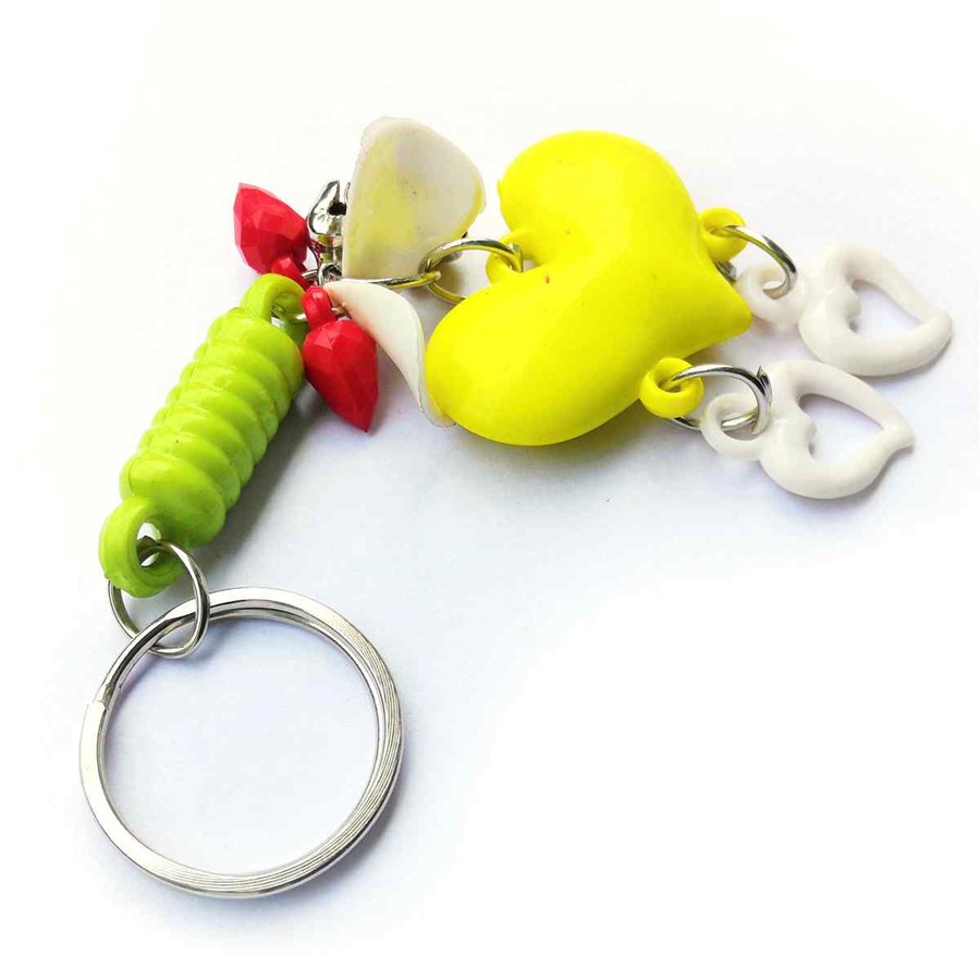 Fancy Model Keychain in heart model for car and bike for Girls and Boys