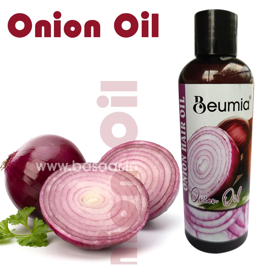 Beumia™ Onion Hair Oil with Onion Extract for Hair Fall Control Men and Women, Promotes Hair Growth, 100ml 