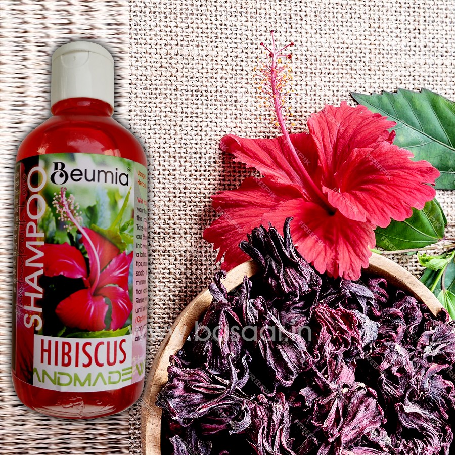 Beumia™ Hibiscus Shampoo with natural Herbal ingredients Keeps your Head and Body Fresh and Clean throughout whole day (200ml)