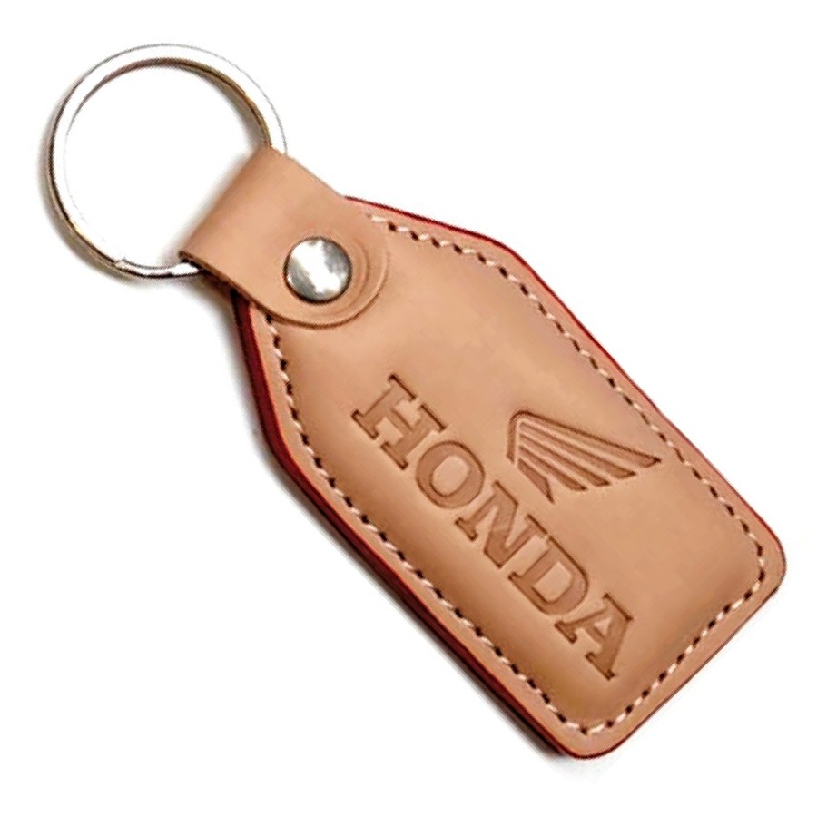 Elegant Honda Leather Keychain – A Perfect Accessory for Men & Women, Bikes & Cars